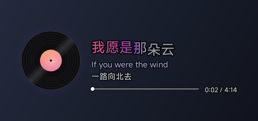 黑胶唱片样式